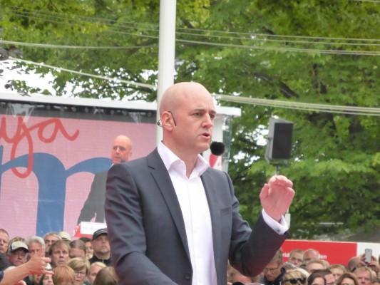 Fredrik Reinfeldt, Moderaterna, i Almedalen 2014