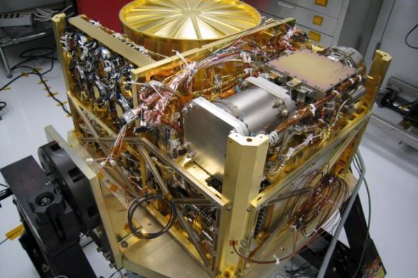 Instrumentuppsättningen SAM (The Sample Analysis at Mars), som kan identifiera föreningar och halter av olika isotoper. (NASA Goddard)