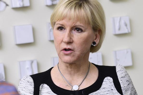 Utrikesminister Margot Wallström kallar upp den ryska ambassadören för samtal. Foto: Claudio Bresciani /AFP/Getty Images