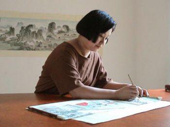 Konstnärinnan Zhang Cuiying torterades i kinesiskt fängelse. Nu ska australisk domstol ta ställning till om de ansvariga för tortyren åtnjuter immunitet. (Foto: Med tillstånd av Zhang Cuiying)