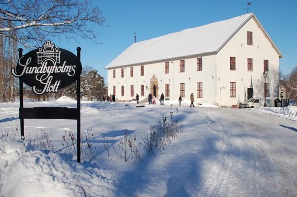 Sunbyholms slott en solig vinterdag. (Foton: Epoch Times)
