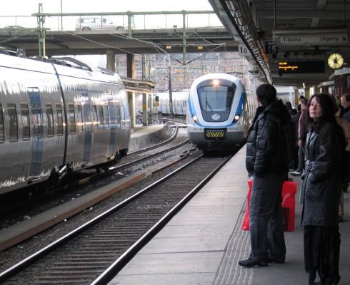 Tågresenärerna i Stockholm kommer om några år att kunna åka med Citybanen. Regeringen gav i går klartecken åt projektet. (Foto: Banverket)