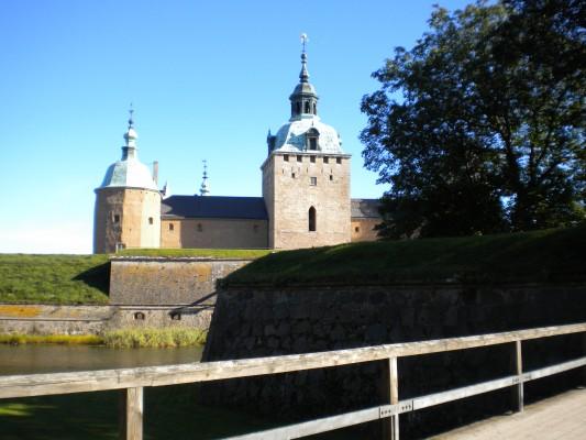 Kalmar Slott där årets China Baltic Forum ägde rum i helgen i strålande sol. (Foton: Veronica Örfelth/Epoch Times) 
