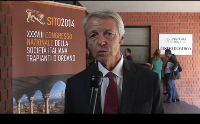 Professor Franco Citterio är ordförande i Italian Society of Organ Transplantation, här under kongressen i Siena, Italien. (Foto: Konstantin Skabrin/Epoch Times)