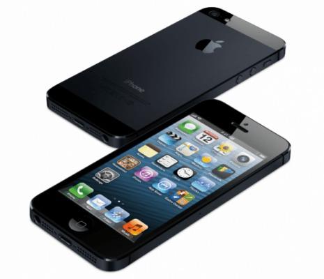 iPhone 5 på en pressbild från Apple. Ny teknik kommer att göra det möjligt för användarna att öppna särskilda lås med sina smartphones. (Courtesy of Apple)