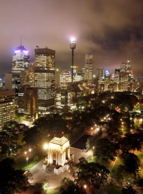 Sydney, Australien, före släckning, Earth Hour 2008. (Foto: Grant Turner, Fairfax photos)

