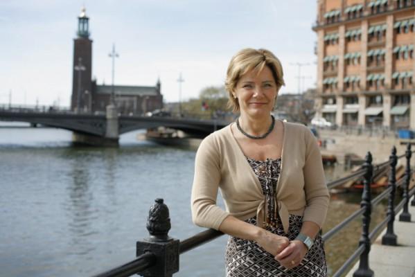 Sveriges äldre- och folkhälsominister Maria Larsson. (Hanna Teleman)