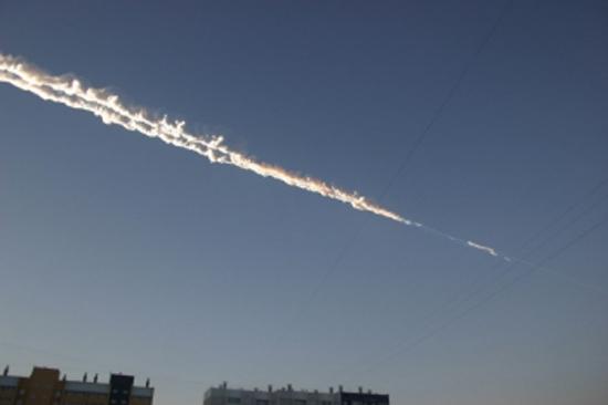 Meteorsvans över östra Ryssland. (Foto: Russian Emergency Ministry)