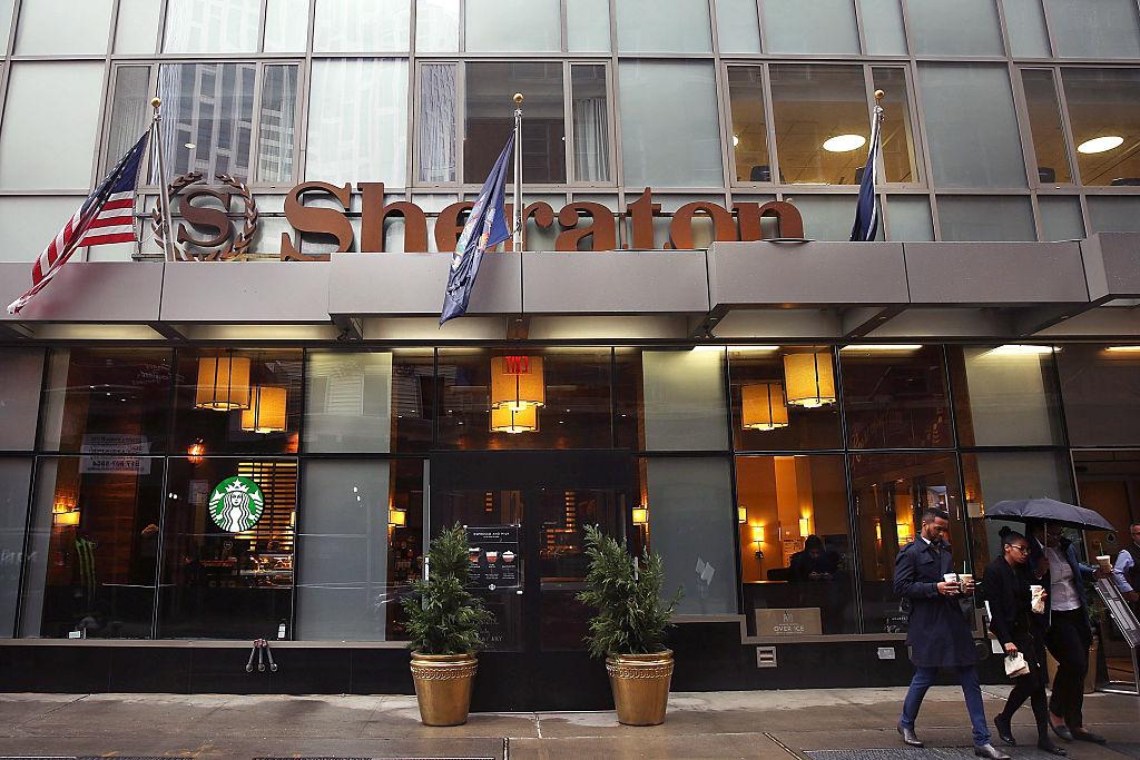  Kinesiska Anbang drog sig plötsligt ur budgivningen på Starwood Hotels, som är ägare av Sheraton, till fördel för Marriott, som nu får köpa bolaget. (Foto: Spencer Platt /Getty Images)