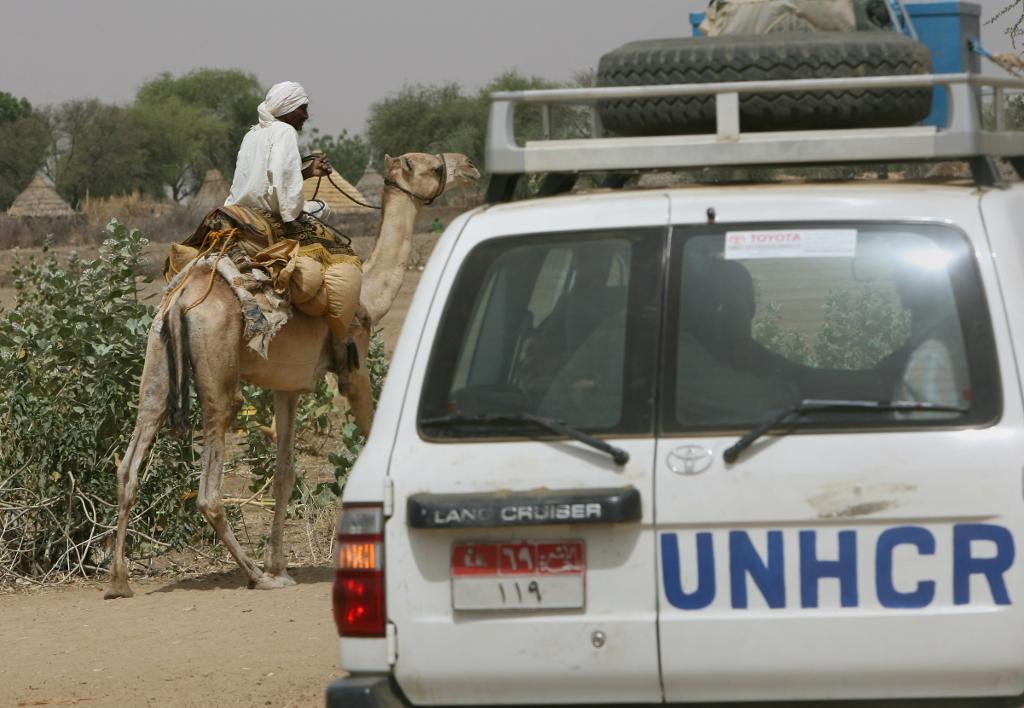 Tre personer som arbetar för UNHCR har kidnappats i Darfur i Sudan. (Foto: Nasser NaSSER /AP/TT-arkivbild)