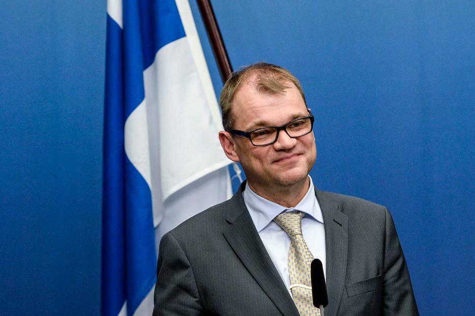 
Finlands statsminister Juha Sipilä kan glädjas åt nya tecken på starkare finländsk tillväxt. Foto: Jessica Gow/TT-arkivbild                                            