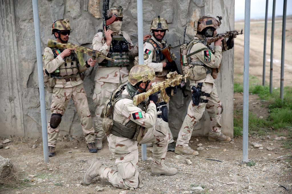 
Afghanistan vill fördubbla antalet specialsoldater. Foto: Massoud Hossaini/AP/TT-arkivbild                                            