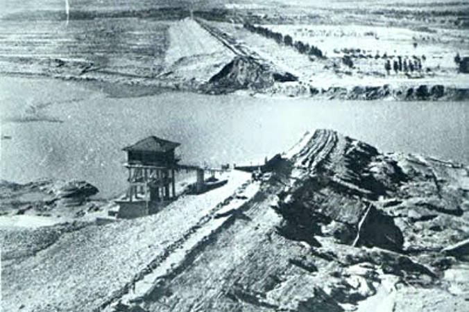 Banqiao-dammen i Kina.