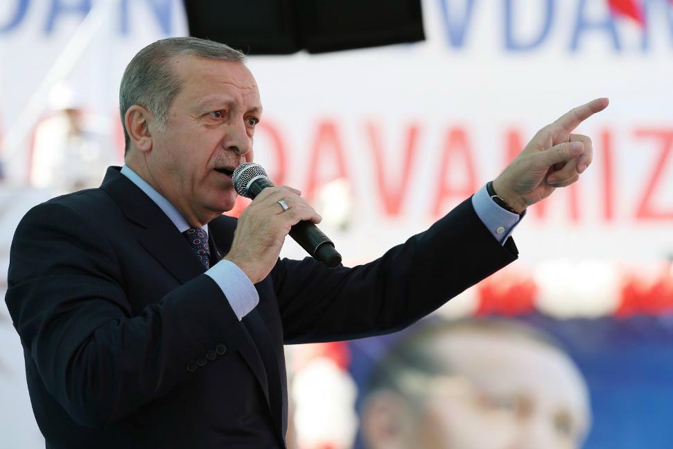 President Erdogan sade på lördagen att Turkiet överväger en folkomröstning om att dra tillbaka sin EU-ansökan. Arkivbild. Foto: Kayhan Ozer