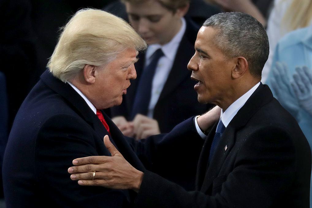Den 20 januari 2017 tog Donald Trump över rollen som USA:s president från Barack Obama. Foto: Chip Somodevilla/Getty Images