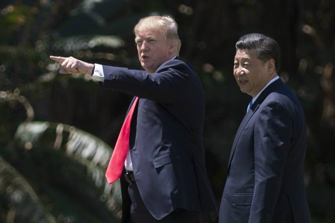 USA:s president Donald Trump och Kinas ledare Xi Jinping vid deras möte i Mar-a-Lago i West Palm Beach i delstaten Florida. Foto: Jim Watson/AFP/Getty Images