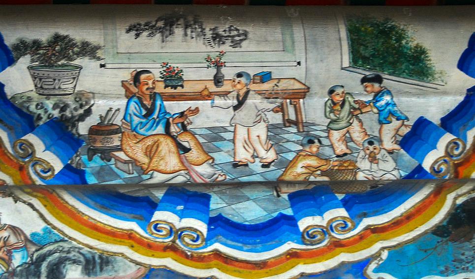 Bild från Långa korridoren i Sommarpalatset i Peking. Foto: Wikipedia