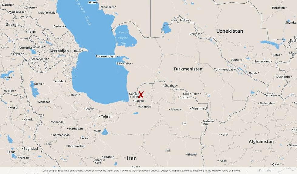 Minst 21 människor har hittats döda efter den stora explosionen i en kolgruva i Golestanprovinsen norra Iran. Foto: TT