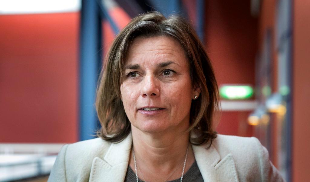 Klimat- och biståndsminister Isabella Lövin (MP) vill ha ett förbud för uranbrytning i Sverige. Arkivbild. Foto: TT