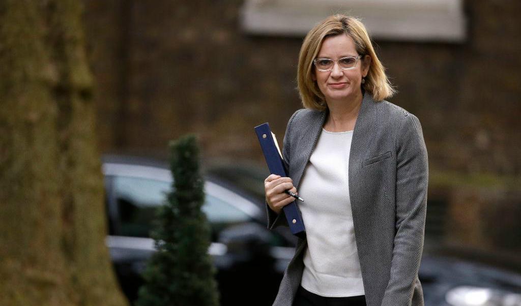 

Storbritanniens inrikesminister Amber Rudd. Foto: Alastair Grant/AP/TT-arkivbild                                                                                        