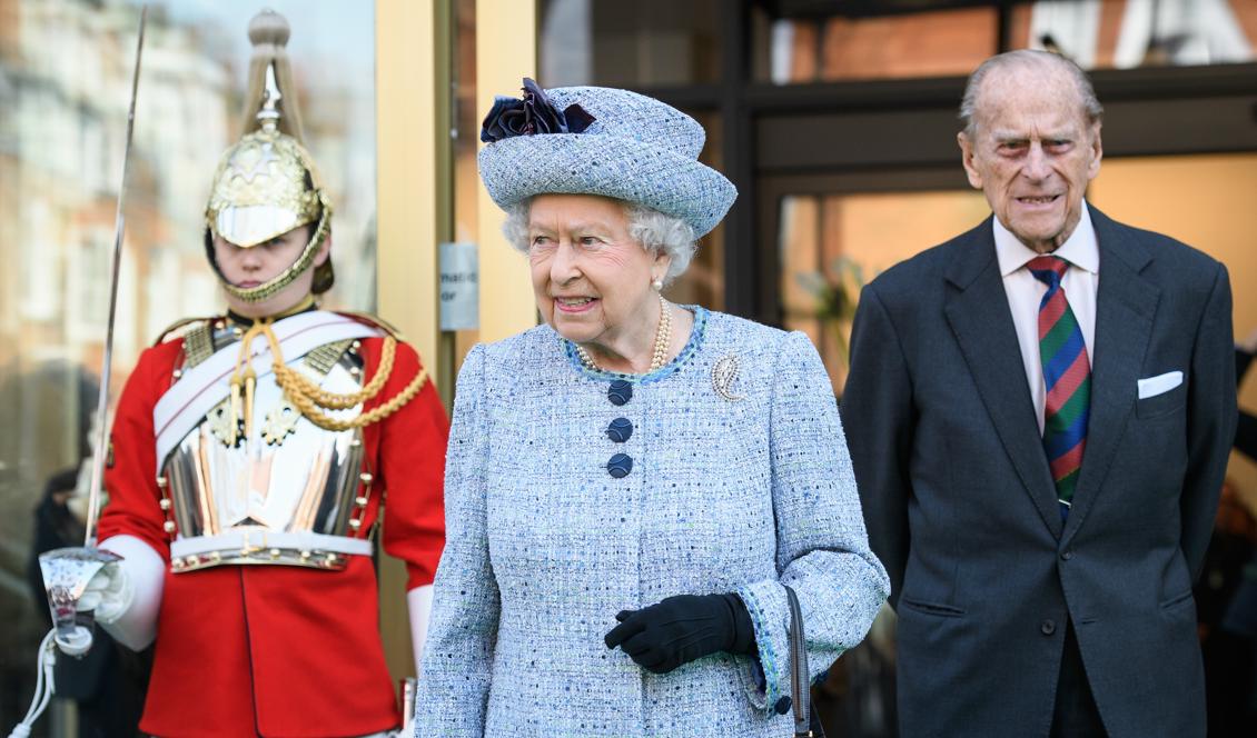 Drottning Elizabeth II och Prince Philip, hertig av Edinburgh efter ett officiellt öppnande av det nationella armémuseet den 16 mars 2017 i London, England. Foto: Leon Neal / Getty Images