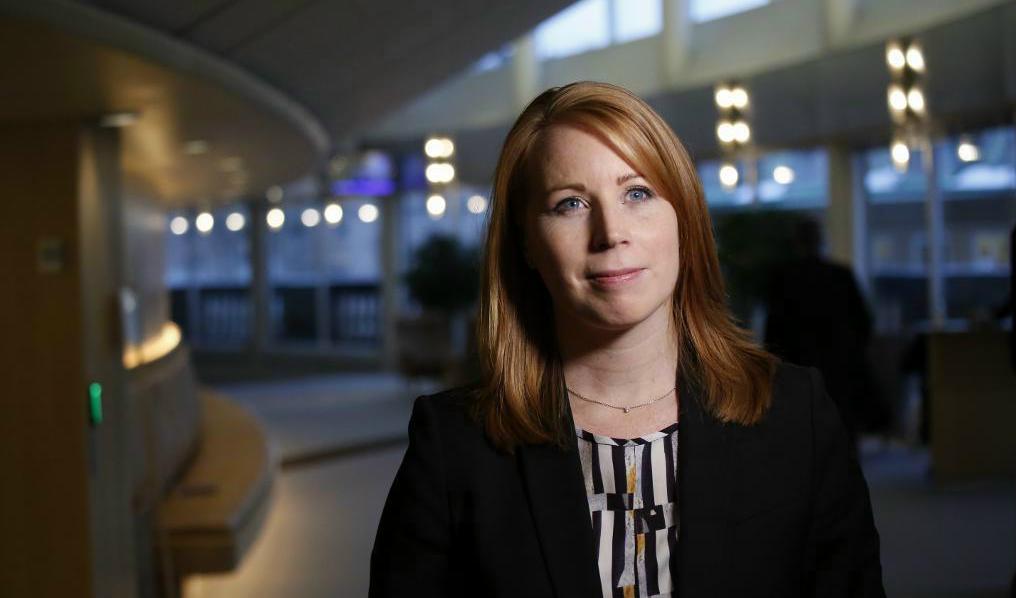 Annie Lööf deltog på det hemliga som i år hölls i Chantilly i Virginia, USA. Foto: Christine Olsson/TT