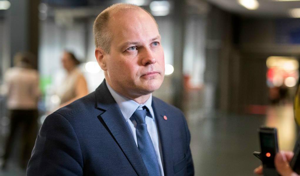 Morgan Johansson om problem med att enas om EU:s asylsystem.Foto: Thomas Johansson/TT-arkivbild