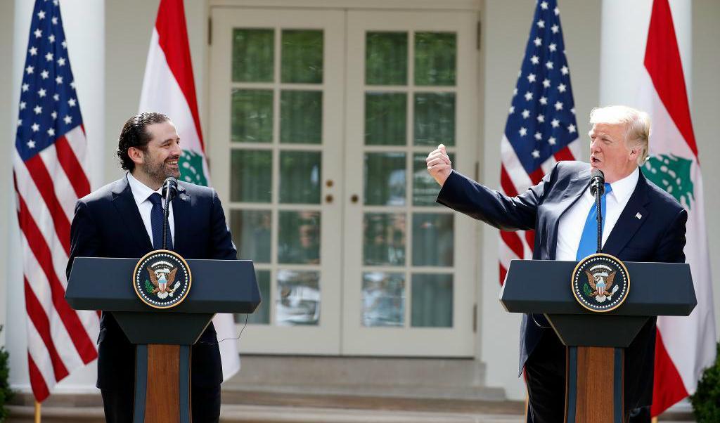

Saad al-Hariri och Donald Trump. Foto: Alex Brandon/AP/TT                                                                                        