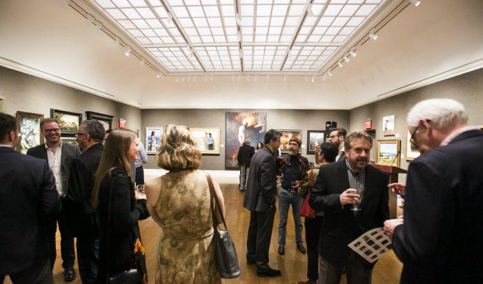 Den tolfte internationella ARC-salongens VIP-mottagning på Salmagundi Club, New York, den 12 maj 2017. Utställningen har nu rest vidare till Barcelona. Foto: Milene Fernandez