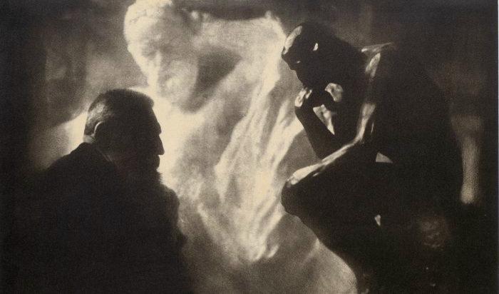 
























”Rodin – Tänkaren”, 1902 av Edward J Steichen (1879-1973). Tryck I gummibikromat. Metropolitan Museum of Art, Gilman-samlingen, inköp, gåva från Harriette och Noel Levine 2005. Foto: The Estate of Edward Steichen/Artists Rights Society, ARS                                                                                                                                                                                                                                                                                                                                                                                                                                                                                                                                                                                                                                                                                                                                                                                                                                                                                                                                                                                                                                                                                                                                            