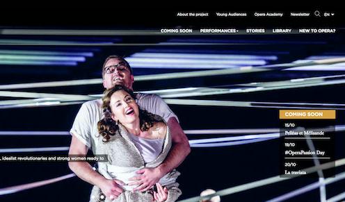 Den europeiska sammanslutningen Opera Europa lanserar den digitala plattformen operavision.eu OperaVision kommer livestreama opera från medlemmarna i nätverket och erbjuder en digital plattform med samlat material från operans värld.