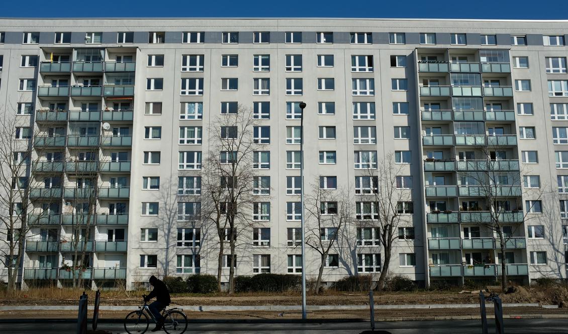 Lägenhetsbyggnad i Berlin den 13 februari 2018. Flera kommuner i Sverige väljer nu att säga upp hyreskontrakt med flyktingar. Foto: Sean Gallup/Getty Images