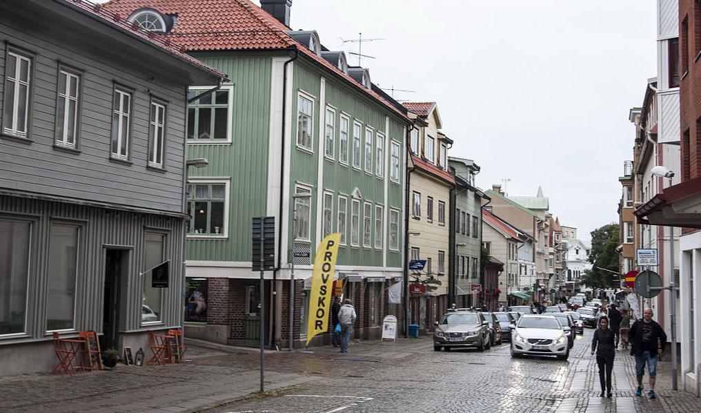 Kungsgatan i Lysekil centrum.