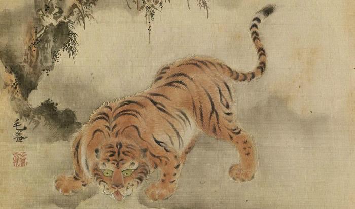 



Tiger målad av Isen'in Hoin Eishin. Walters Art Museum                                                                                                                                                                                    