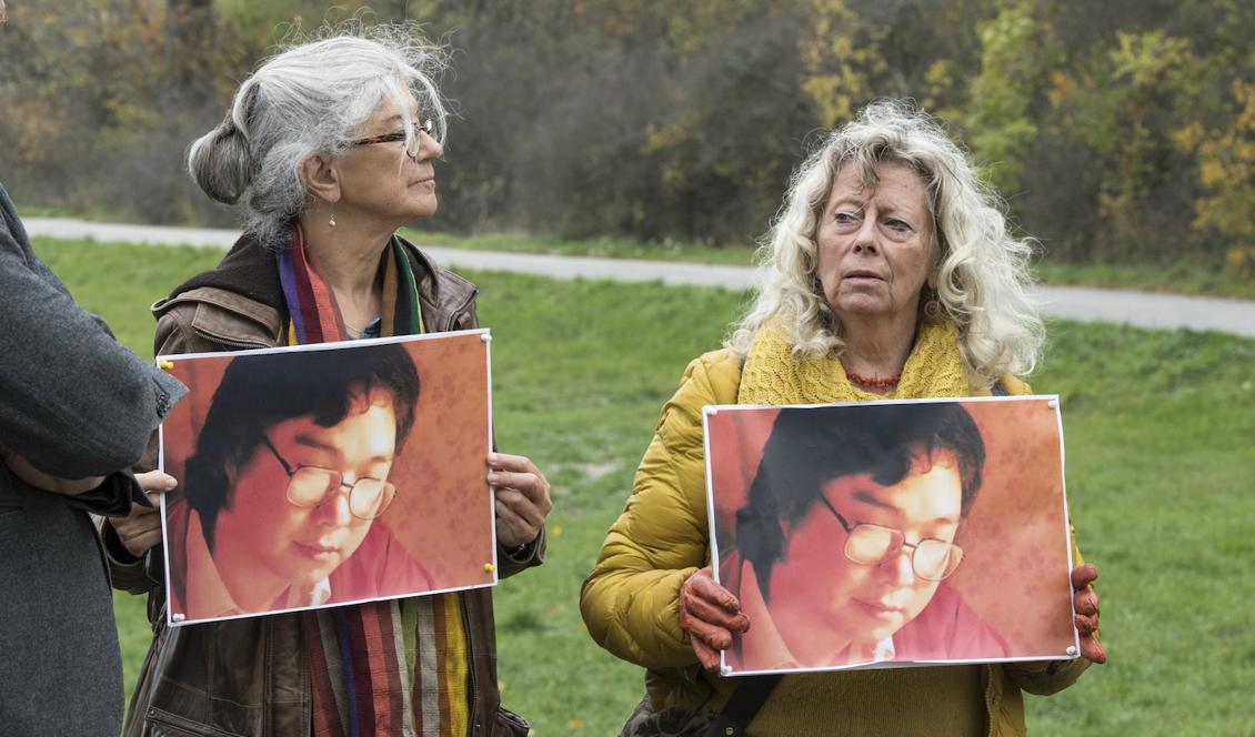 

Den svenskkinesiske förläggaren Gui Minhai har varit frihetsberövad i Kina i tre år. Foto: Anders Wiklund/TT                                                                                        