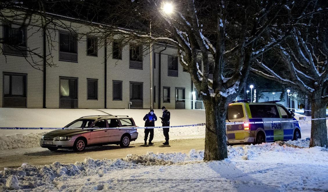 
Två personer har skjutits i Borlänge. Foto: Ulf Palm/TT                                                