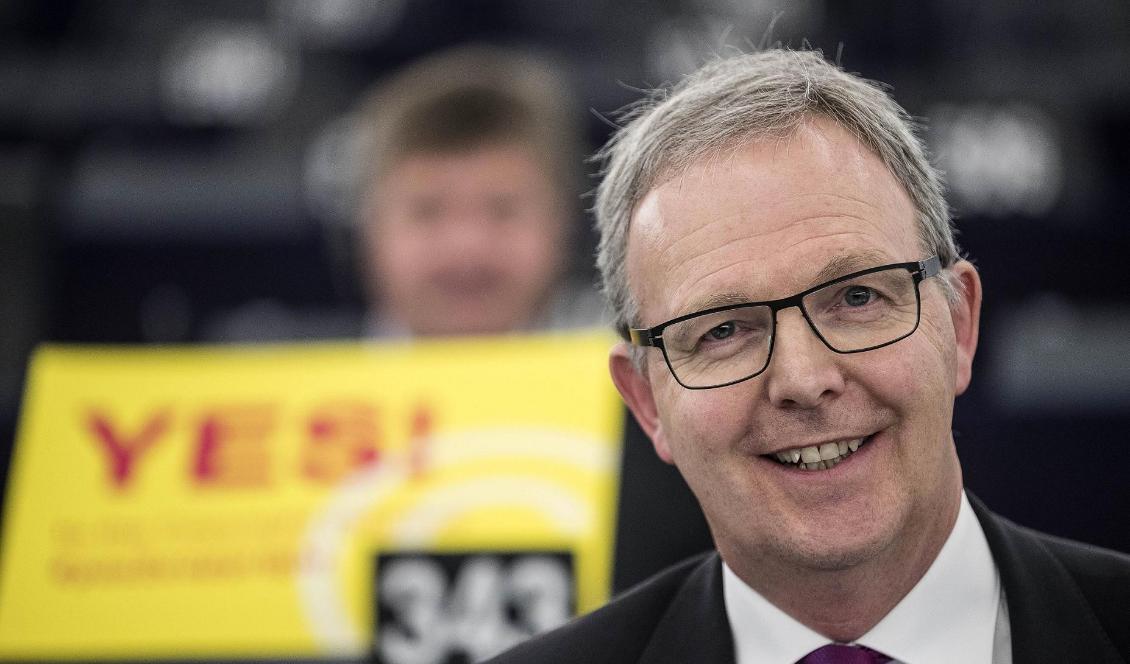 Tyske kristdemokraten Axel Voss var ansvarig för EU-parlamentets behandling av förslaget om nya upphovsrättsregler. Foto: Jean-Francois Badias/AP/TT
