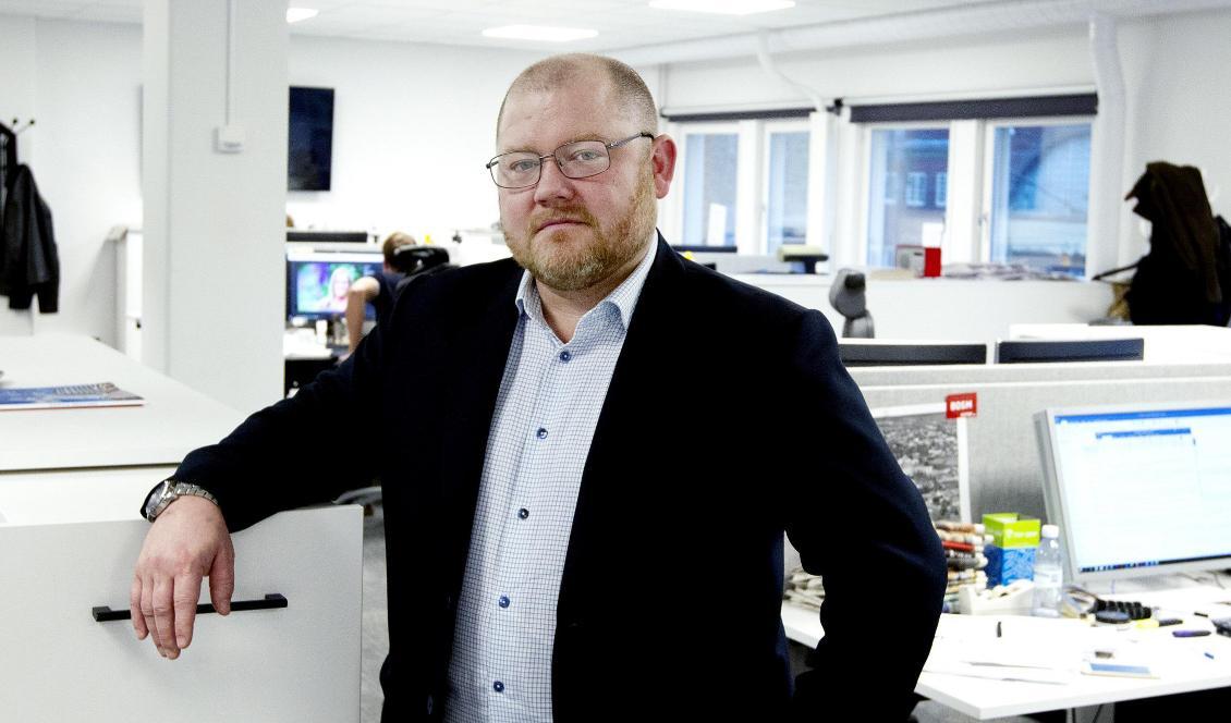 Anders Ingvarsson, chefredaktör på Gefle Dagblad. Foto: Gefle Dagblad/TT