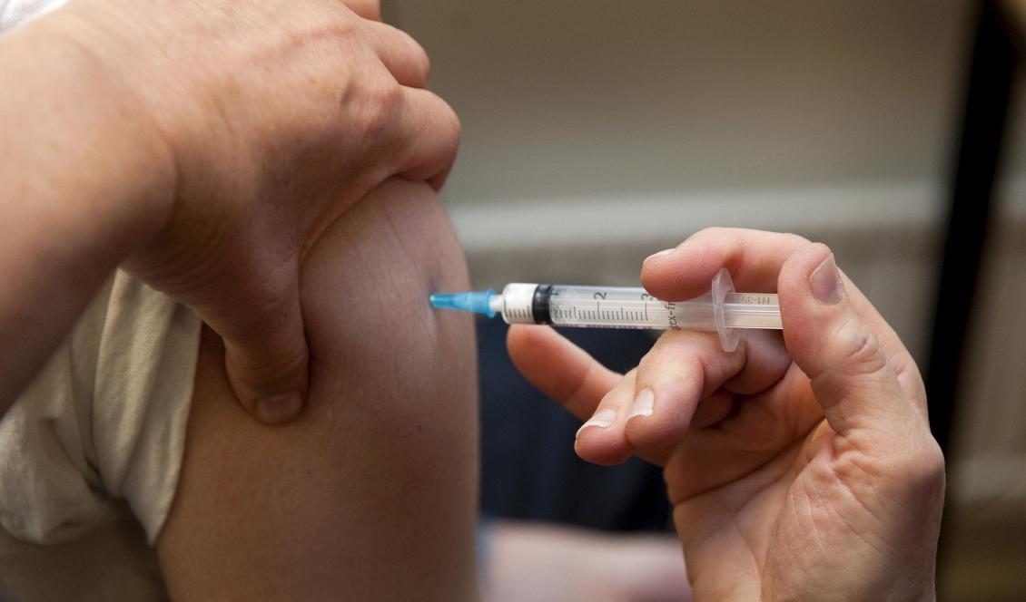 Nästan fem miljoner svenskar vaccinerades mot svininfluensan under den pågående epidemin. Foto: Bertil Ericson/TT