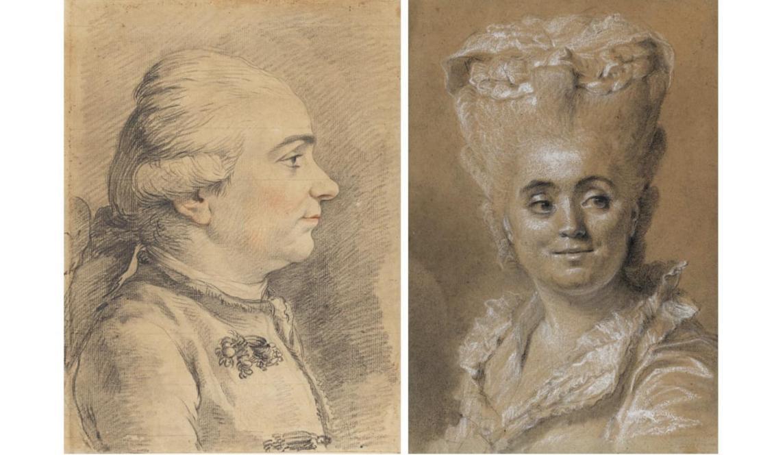


Louis-Jean-François Lagrenée, Självporträtt, 1778 och Johann-Ernst Heinsius, Porträtt av en kvinna blickande åt höger. Foto: Cecilia Heisser/Nationalmuseum.                                                                                                                                                