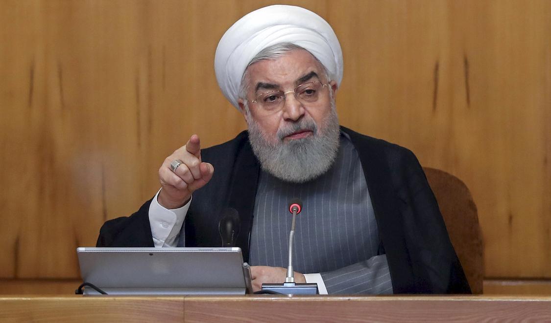 Irans president Hassan Rohani. Foto: Iranian Presidency Office/AP/TT-arkivbild