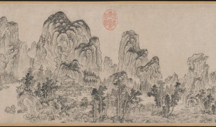 "Landskap”, detalj, sent 1300-tal av Zhao Yuan. Foto: Metropolitan Museum of Art