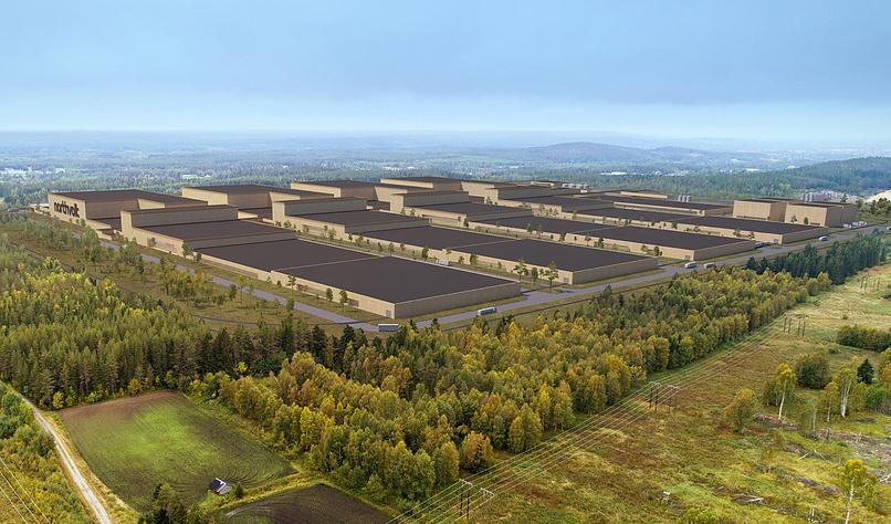Northvolt
Så här är det tänkt att Northvolts batterifabrik i Skellefteå ska se ut. Foto: TT