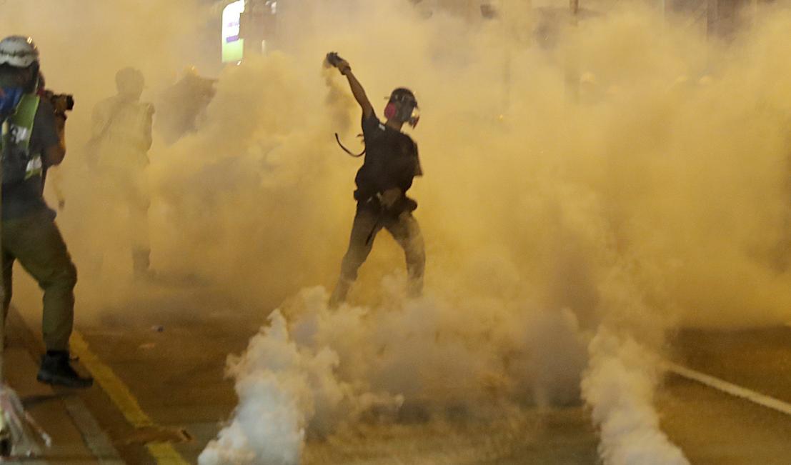 Protesterna i Hongkong fortsätter. Foto: Vincent Thian/AP/TT