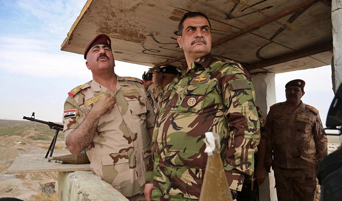 Iraks försvarsminister Najah al-Shammari. Foto: Hadi Mizban-arkivbild