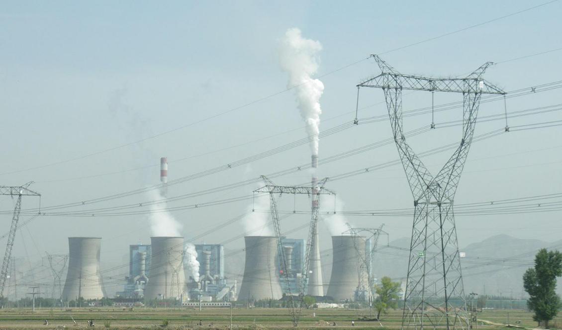 Kolkraftverk i Shuozhou, i provinsen Shanxi, Kina. Foto: CC BY 3.0