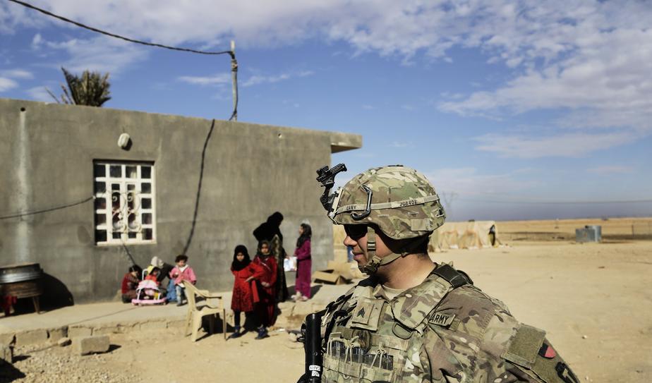 En amerikansk soldat i Irak. USA anklagar Iranstödda Hizbollahmilisen för attacker mot amerikanska mål i Irak. Foto: Susannah George-arkivbild