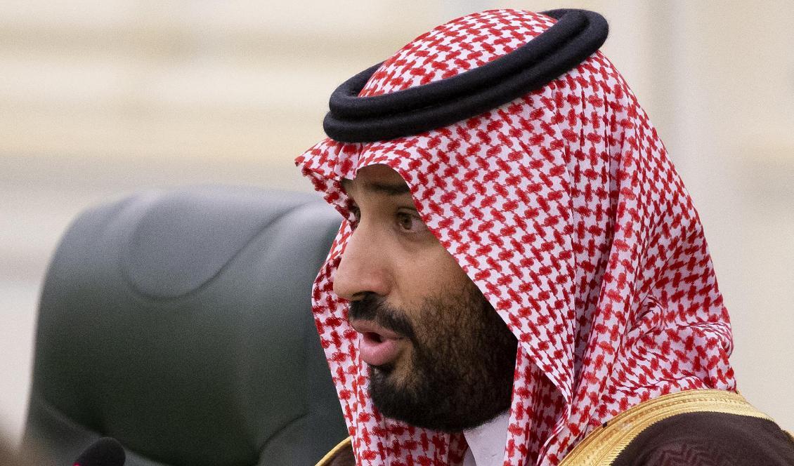 Saudiarabiens kronprins Mohammed bin Salman. Foto: Alexander Zemlianitjenko/AP/TT-arkivbild