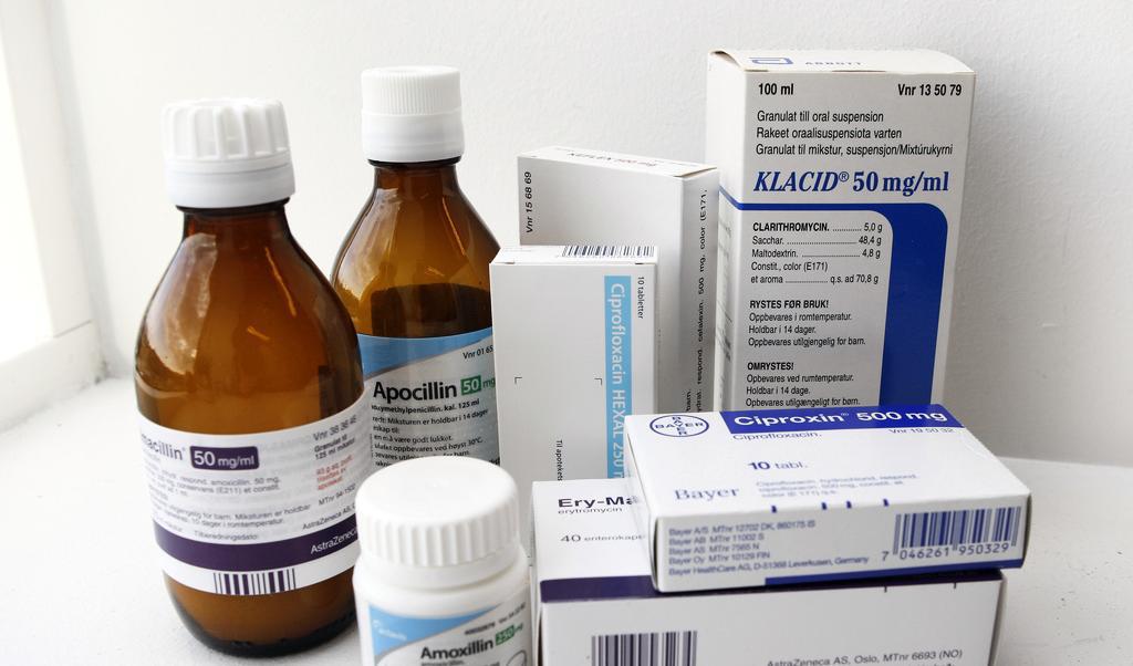 Fyra regioner i Sverige ska bygga upp ett lager med antibiotika och andra kritiskt viktiga läkemedel. Foto: Gorm Kallestad/AP/TT-arkivbild