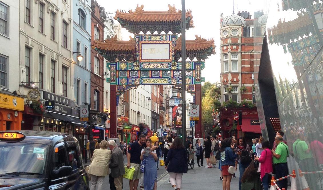 

Portalen markerar början av Chinatown i London. Foto: Epoch Times arkivbild                                                                                                